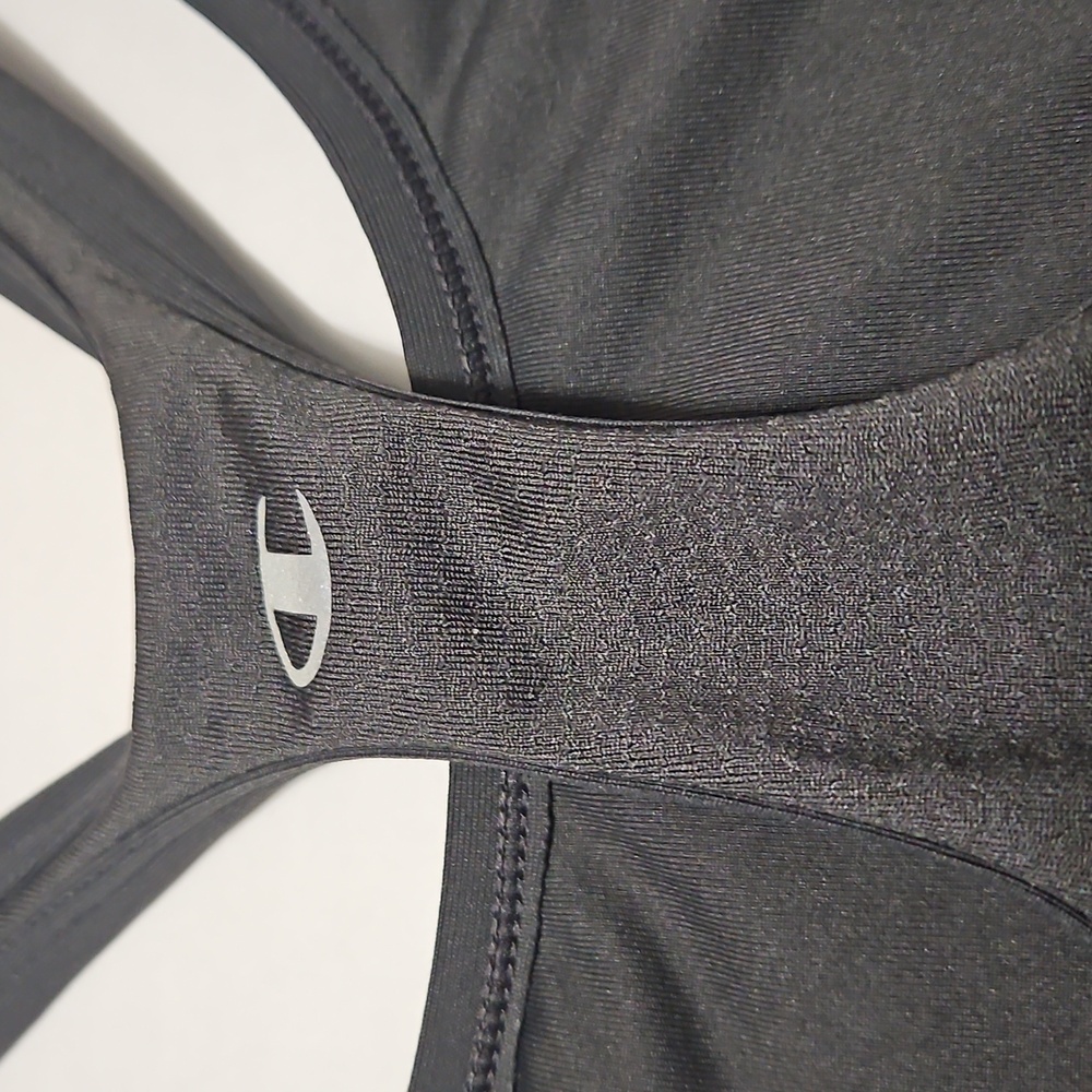 Champion Women's Black Padless Support Sports Bra Size L - Picture 5 of 9